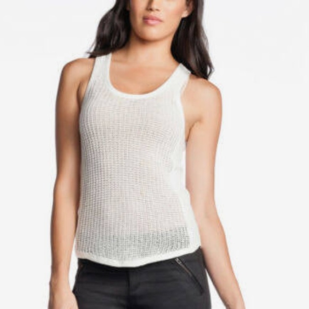 Inhabit | Linen Viscose ‘Vertical Mesh Knit’ Tank